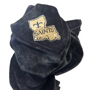 New Orleans Saints Fleece Twin Blanket Heavy Thick NFL Football Team 62'' X 86''